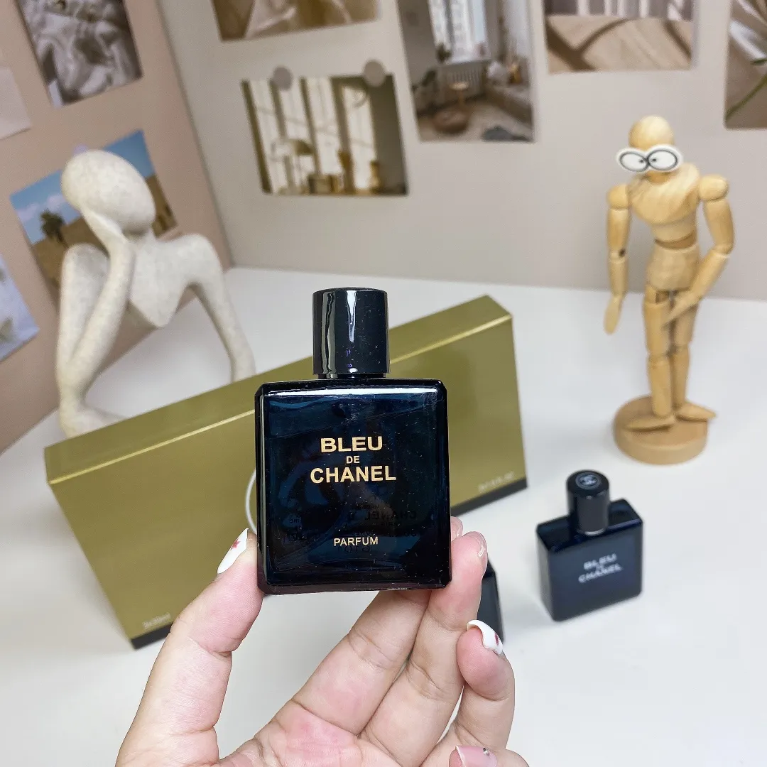 Chanel Blue Three Piece Set With 30ml Pieces And Nozzle Chanel Blue Three Piece Set With 30ml Pieces And Nozzle
