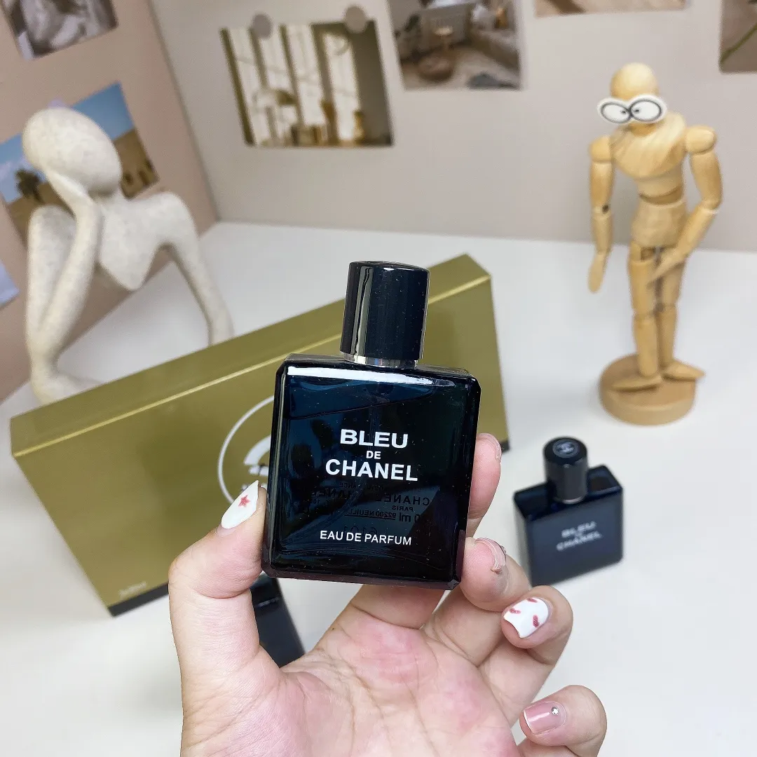 Chanel Blue Three Piece Set With 30ml Pieces And Nozzle Chanel Blue Three Piece Set With 30ml Pieces And Nozzle