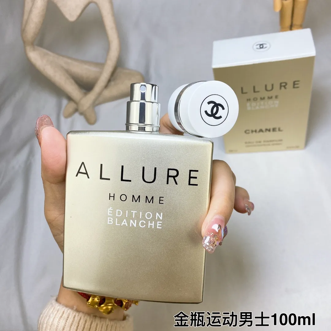 Chanel White Charm (White Fashion) Gold Bottle Sports Men 100ml Chanel White Charm (White Fashion) Gold Bottle Sports Men 100ml