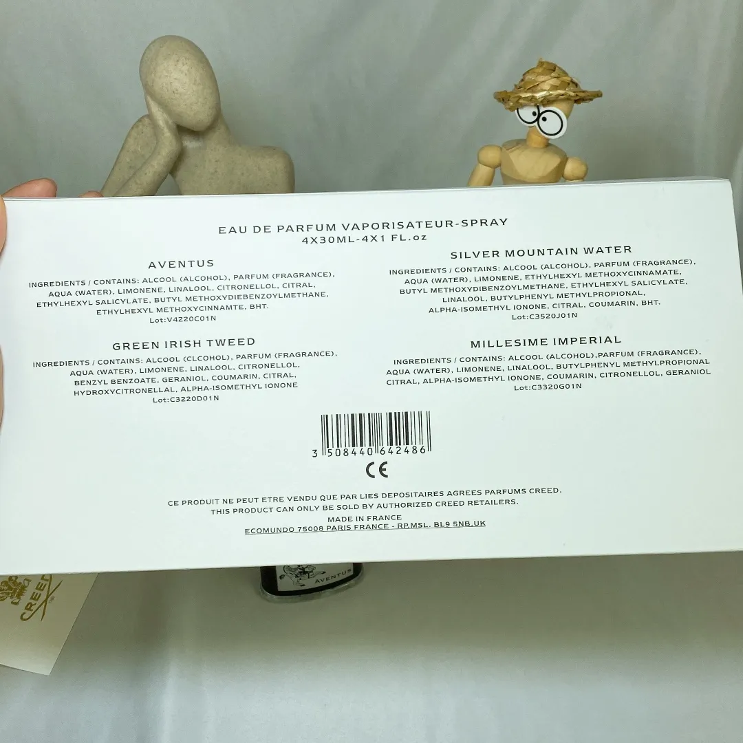 Creed Crade Faith Perfume Chinese Sample Four Piece Gift Box 30ml Creed Crade Faith Perfume Chinese Sample Four Piece Gift Box 30ml
