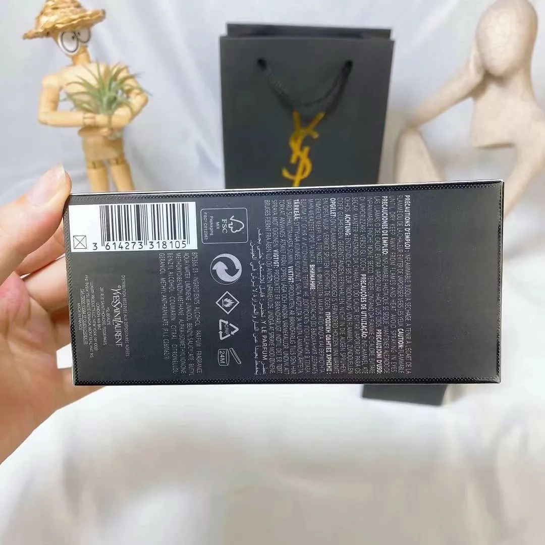 Saint Laurent Y Men's Pioneer Men's Black Bottle essence 100ml Saint Laurent Y Men's Pioneer Men's Black Bottle essence 100ml