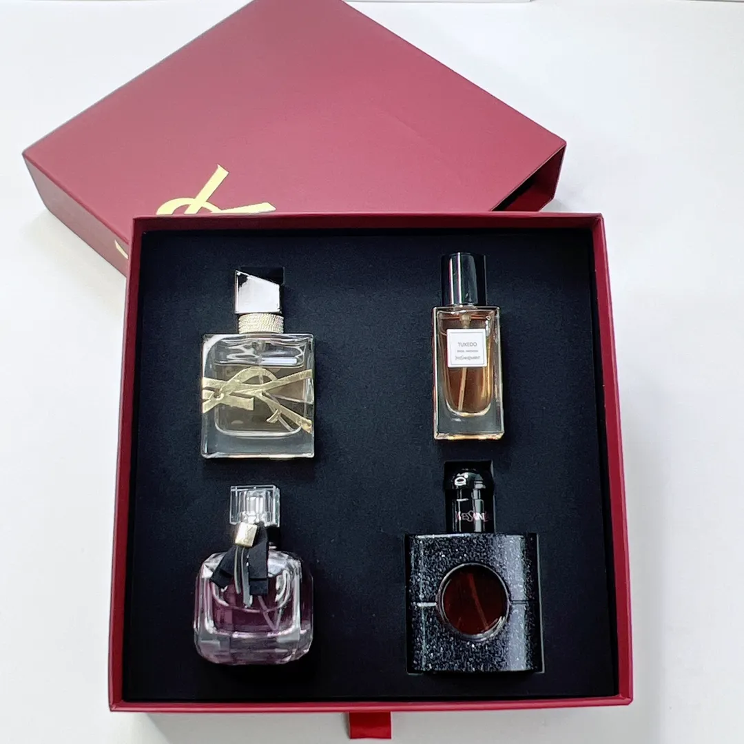 Saint Laurent Perfume Sample 30ml Four Piece Red Box! 30mlx4 With Nozzle Saint Laurent Perfume Sample 30ml Four Piece Red Box! 30mlx4 With Nozzle