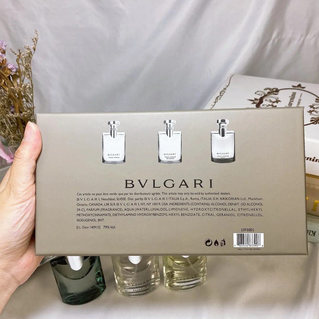 Bulgari Darjeeling Tea Men&#039;s Three Piece Set, 3x30ml
