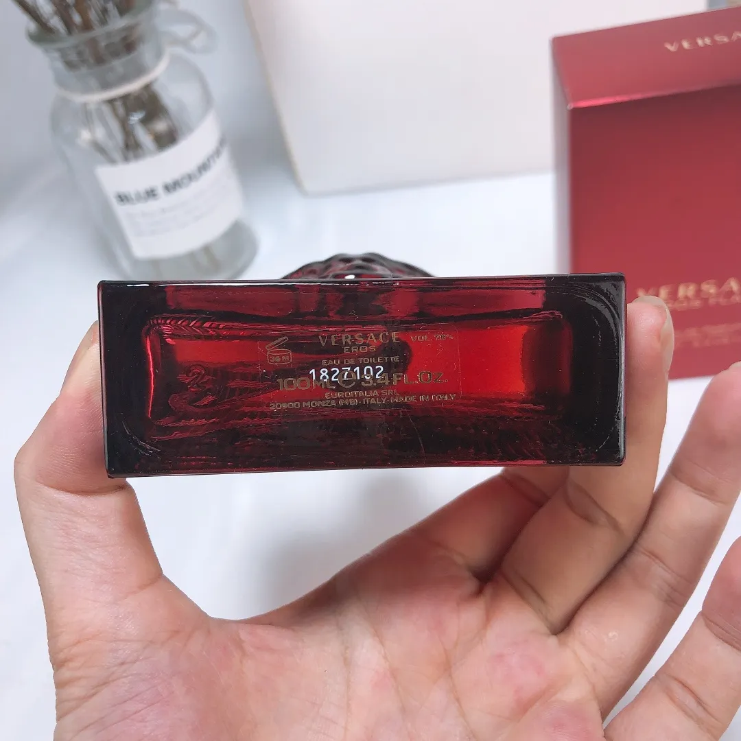 Versace Red Eros Eros Love God Water Men's Eau De Toilette New Red Bottle 100m Versace Red Eros Eros Love God Water Men's Eau De Toilette New Red Bottle 100m