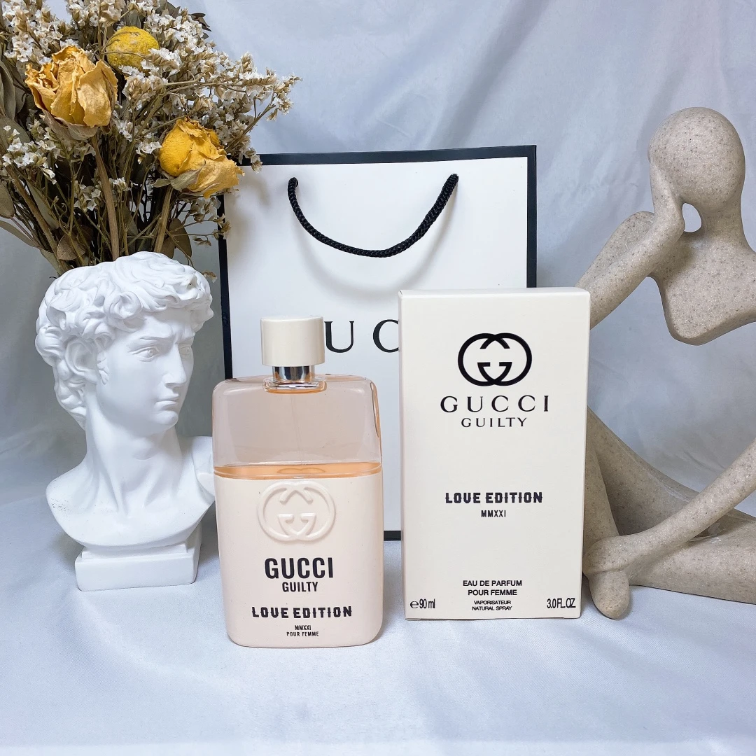 Gucci Love Love Love 2021 New Couple White Bottle Women's CP perfume 100ml