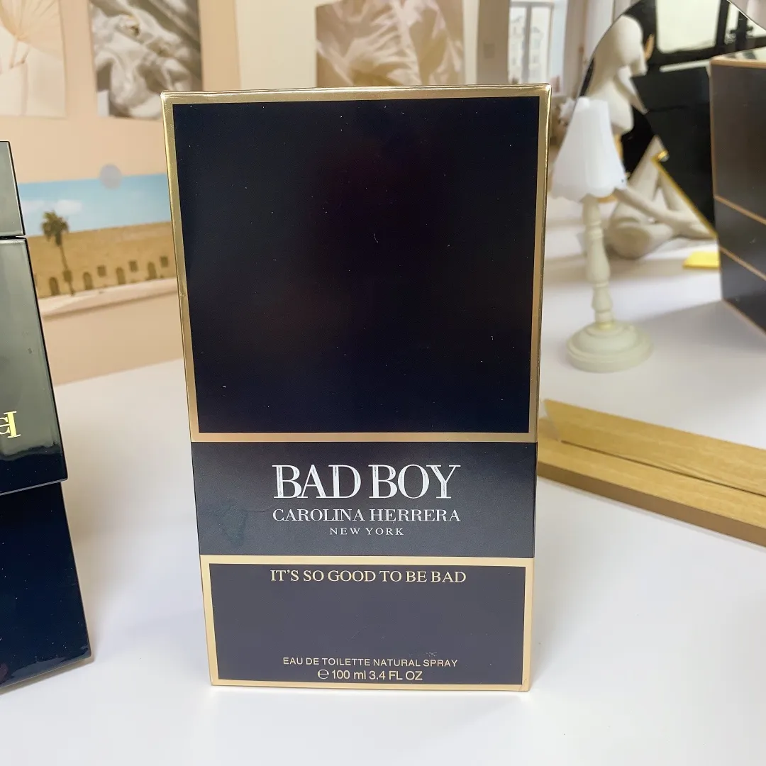 Carolina Herrera Black Bad Boys CH Bad B0y Men's perfume 100ml Carolina Herrera Black Bad Boys CH Bad B0y Men's perfume 100ml