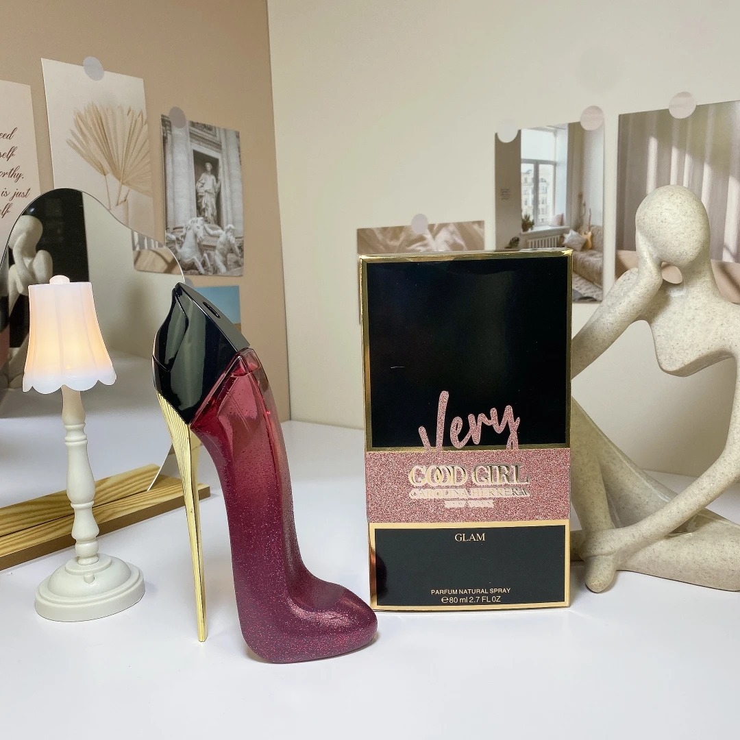 Carolina Very Good Girl Purple High Heels Edp Strong Perfume 80ml