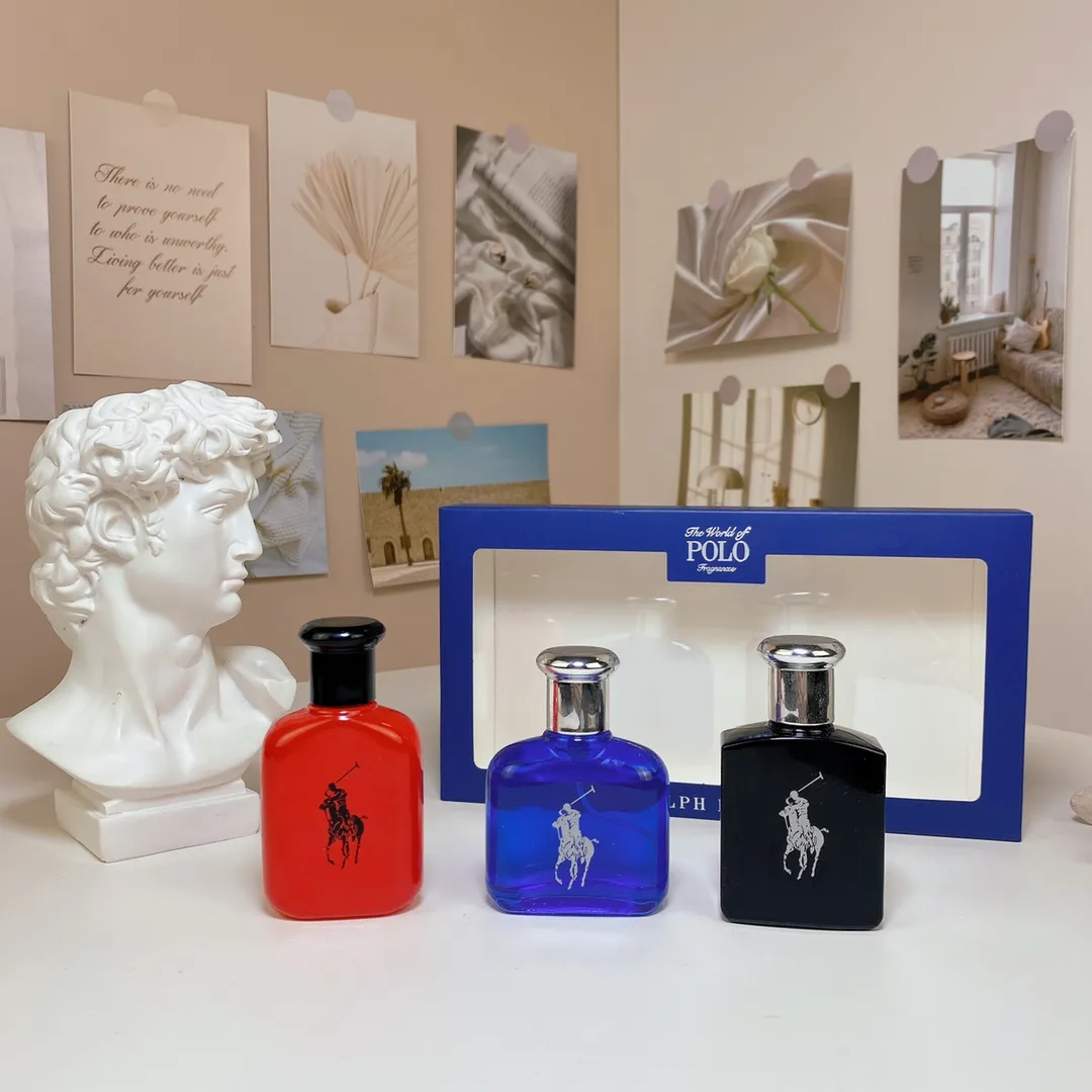 Ralph Lauren Polo Men's Three Piece Set Of 30ml * 3, With Nozzle Ralph Lauren Polo Men's Three Piece Set Of 30ml * 3, With Nozzle