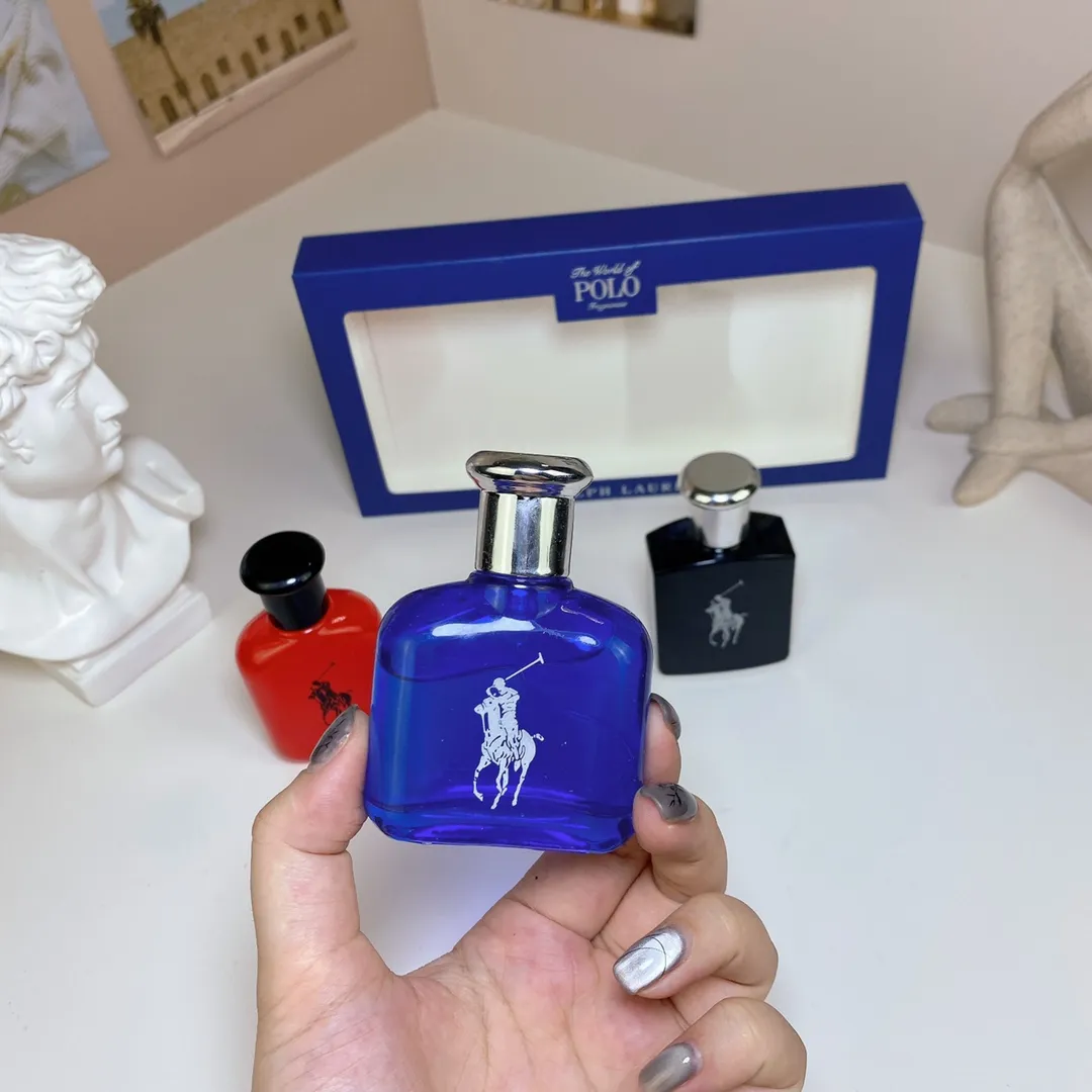 Ralph Lauren Polo Men's Three Piece Set Of 30ml * 3, With Nozzle Ralph Lauren Polo Men's Three Piece Set Of 30ml * 3, With Nozzle