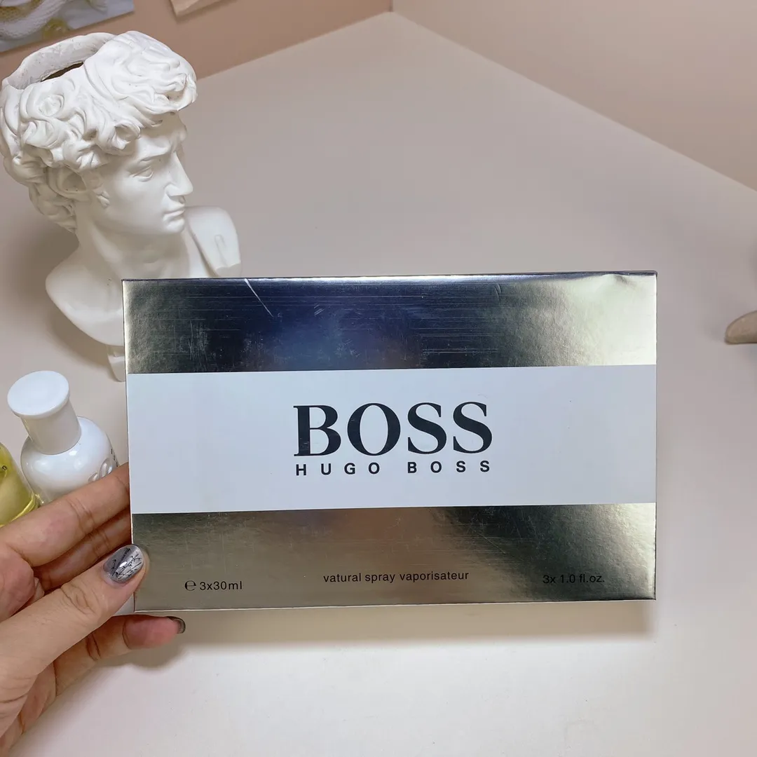 Hugo Boss Men's Chinese Sample Three Piece Set Perfume 30ml X 3 Pieces, With Nozzle Hugo Boss Men's Chinese Sample Three Piece Set Perfume 30ml X 3 Pieces, With Nozzle