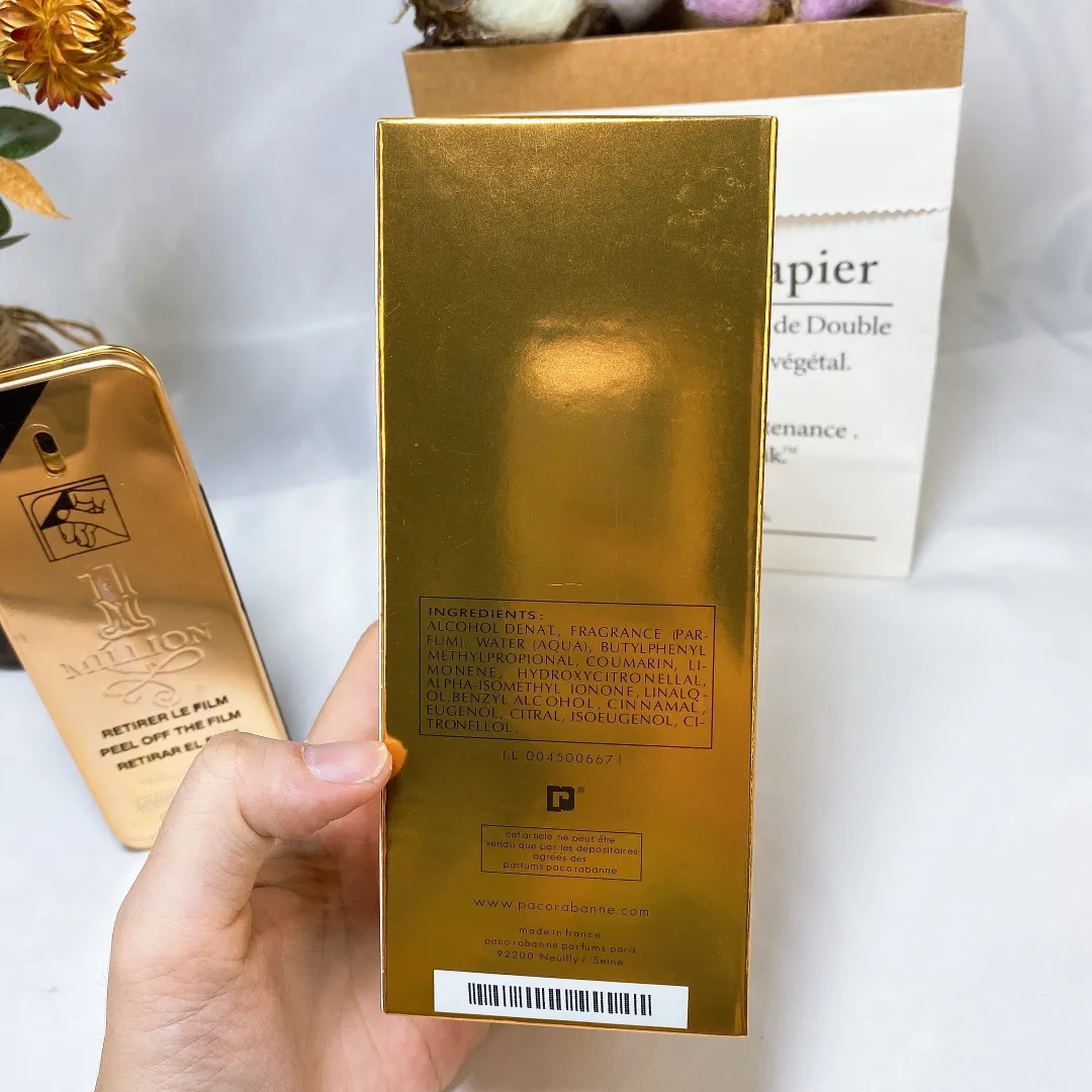 Paco Rabanne Million Men's Gold Brick Perfume 100ml Paco Rabanne Million Men's Gold Brick Perfume 100ml