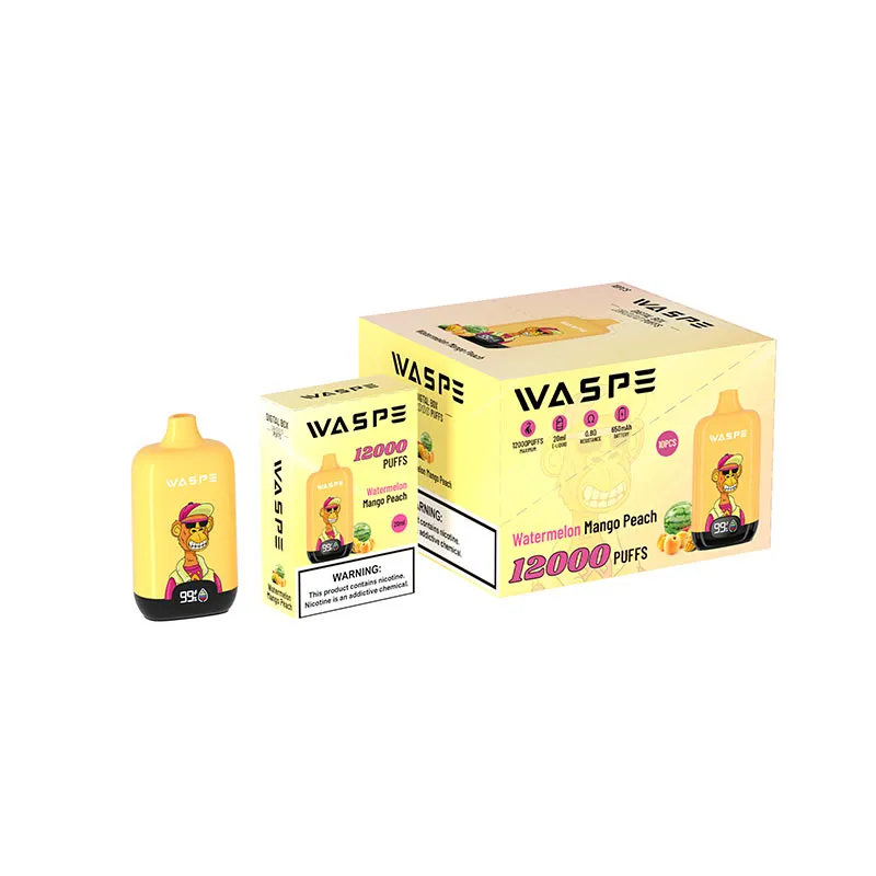WASPE 12000 PUFFS Dijital Kutu WASPE 12000 PUFFS Digital Box