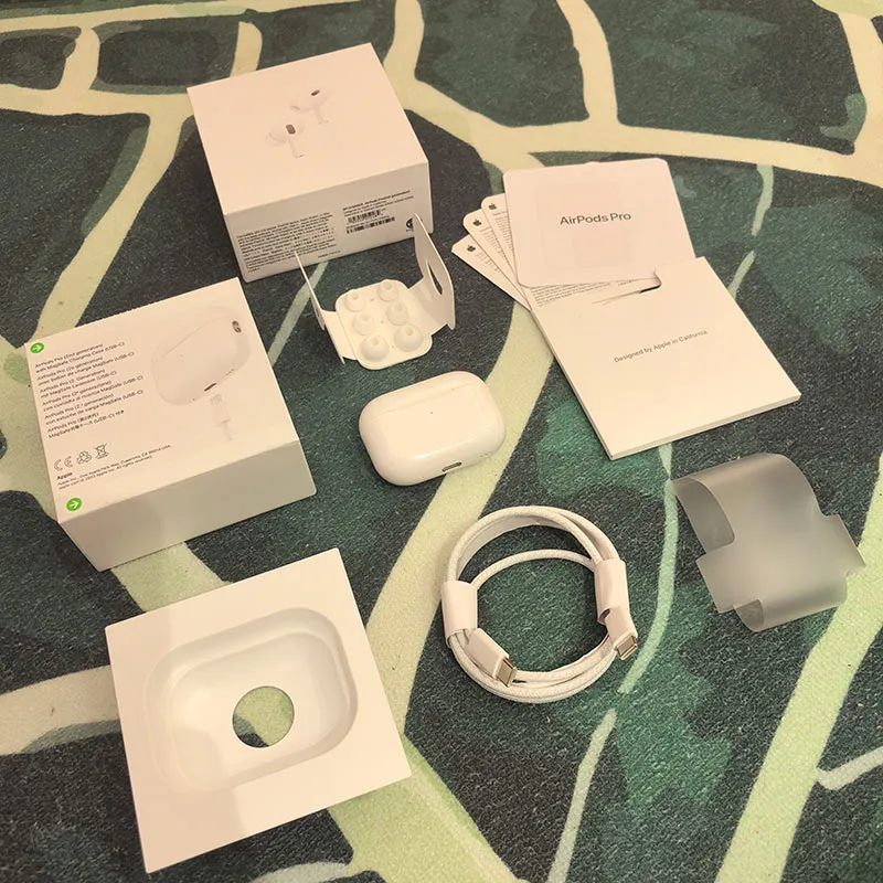 1:1 Airpods Pro2 USB Portu Aktif Gürültü Önleme ile 1:1 Airpods Pro2 Usbc Port With Active Noise Cancellation