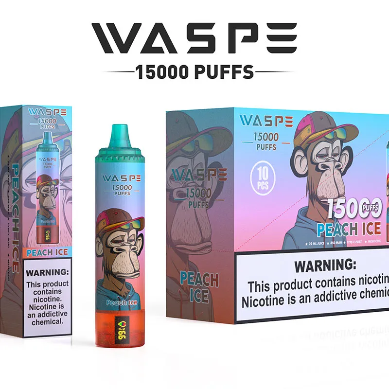 WASPE 15000 PUFFS Elektronik Sigaralar WASPE 15000 PUFFS Electronic Cigarettes