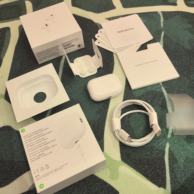 1:1 Airpods Pro2 USB Portu Aktif Gürültü Önleme ile 1:1 Airpods Pro2 Usbc Port With Active Noise Cancellation