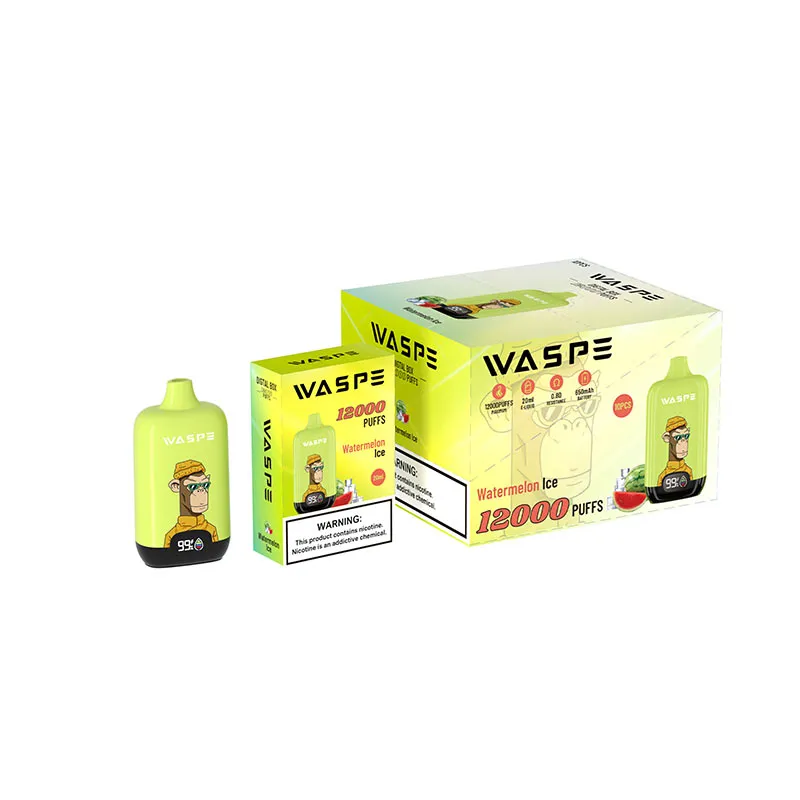 WASPE 12000 PUFFS Dijital Kutu WASPE 12000 PUFFS Digital Box