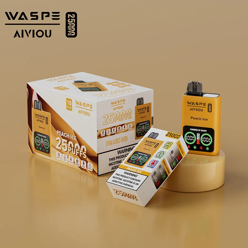 WASPE 25000 PUFFS Çift Örgülü Kutu WASPE 25000 PUFFS Dual Mesh Box