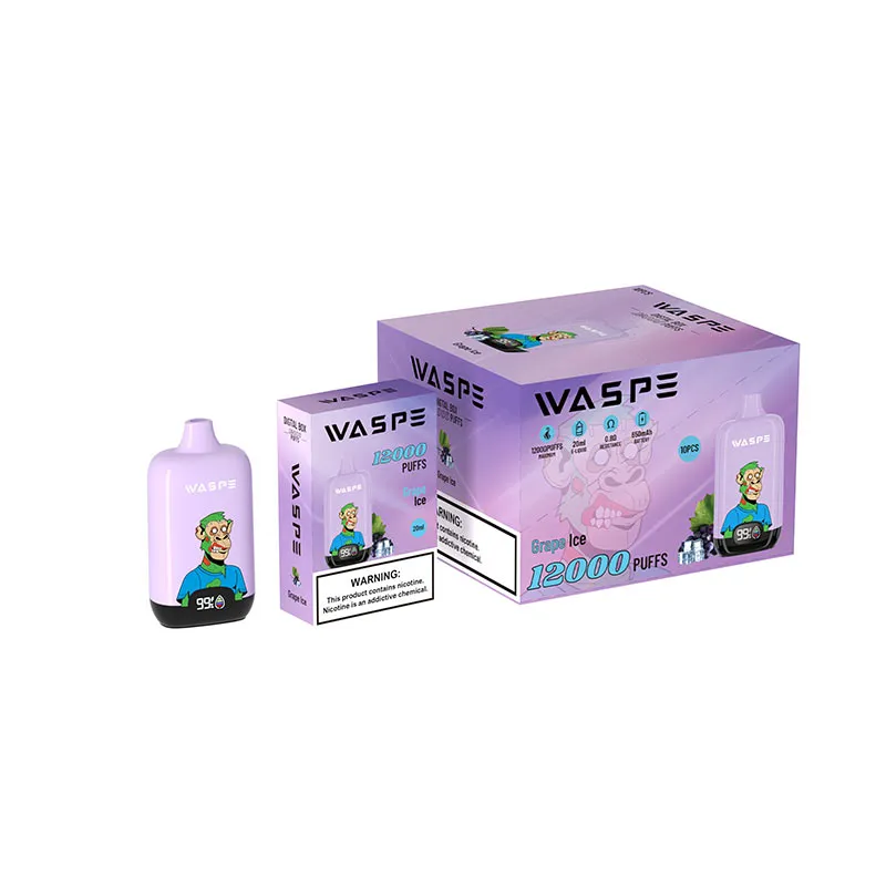 WASPE 12000 PUFFS Dijital Kutu WASPE 12000 PUFFS Digital Box