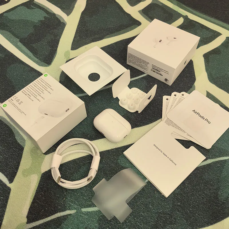 1:1 Airpods Pro2 USB Portu Aktif Gürültü Önleme ile 1:1 Airpods Pro2 Usbc Port With Active Noise Cancellation