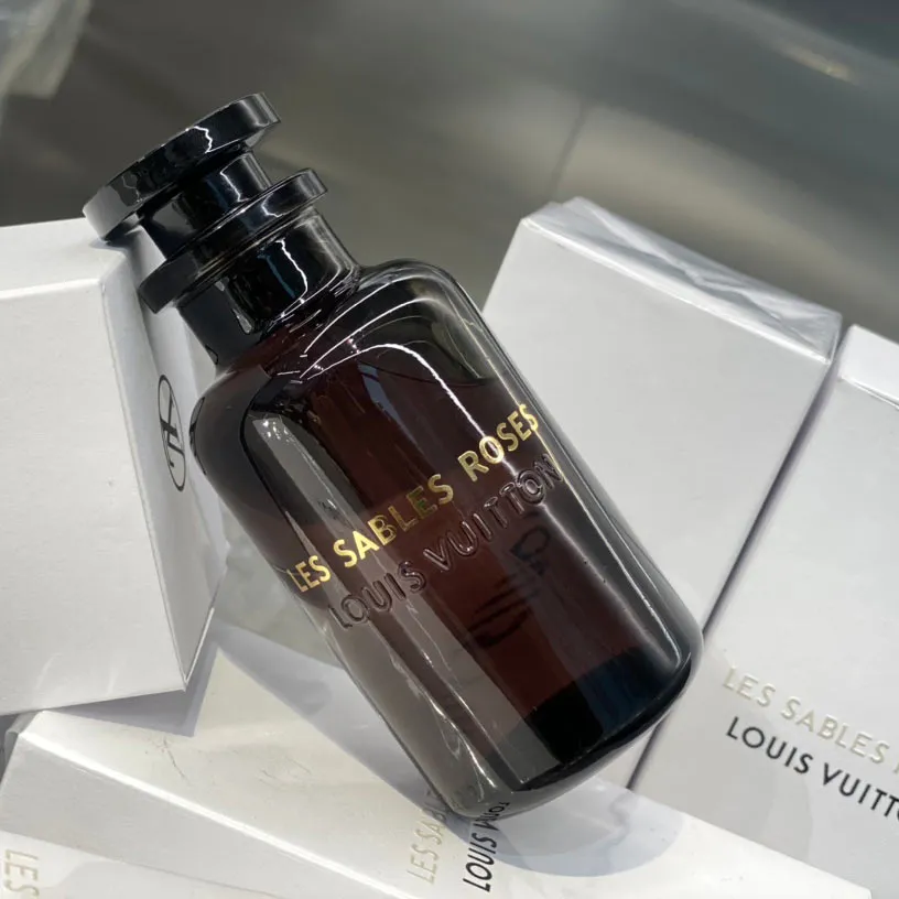 Lv's Latest Limited Edition Black Bottle Sablesrose Perfume Lv's Latest Limited Edition Black Bottle Sablesrose Perfume
