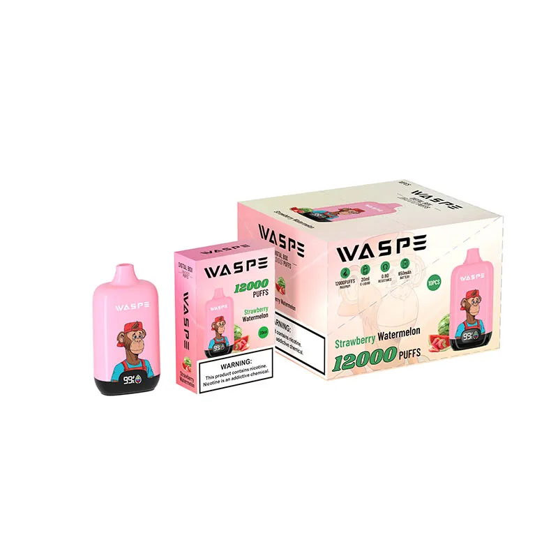 WASPE 12000 PUFFS Dijital Kutu WASPE 12000 PUFFS Digital Box